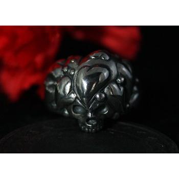 Rat Race（ラットレース） r.l.d スカルインハートリング シルバー