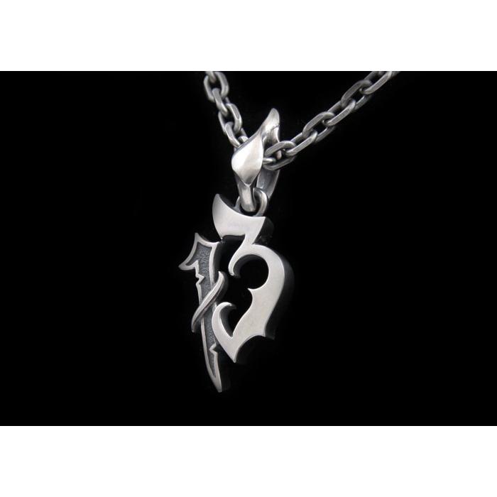 RATS ペンダントトップ Rat Race（ラットレース） R.A.W ナンバー13トップ シルバー シルバー