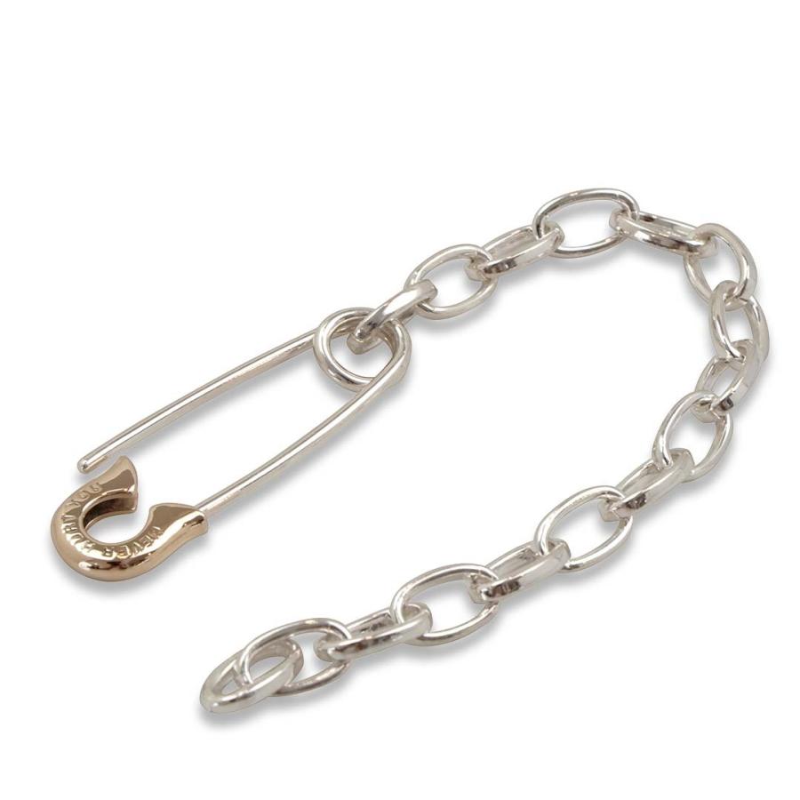 Ms collection エムズコレクション OFF THE WALL ネバーハートユー セーフティピン ブレスレット K10YG 安全ピン セーフティー ピン Ms ピン