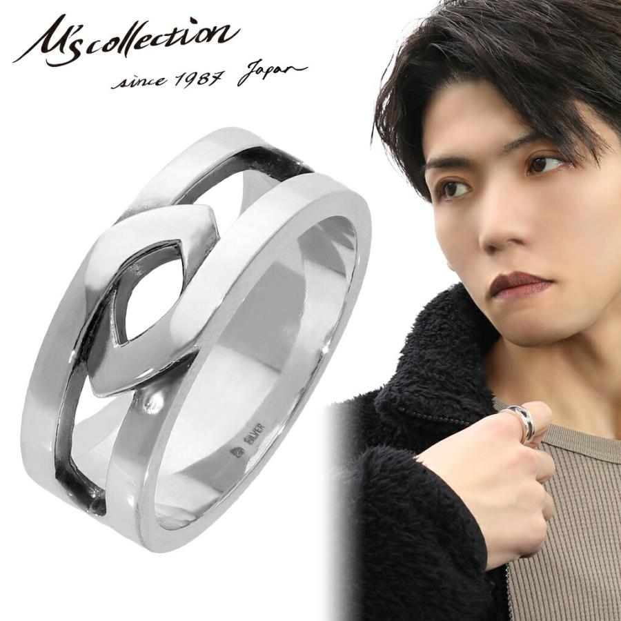 魅了 エムズコレクション リング 指輪 メンズ ブランド シルバー シンプル スタイリッシュ M S Collection 人気 最安 Www Maxipiso Com Ar