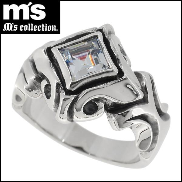 エムズコレクション リング 指輪 メンズ レディース ブランド シルバー スクエア トライバル 5-17号 M's collection 人気 | M'S COLLECTION