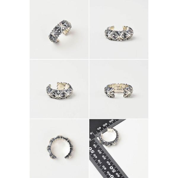エムズコレクション　M's collection トリプルX シグネットリング M'S COLLECTION（エムズコレクション） トリプルX EDITION 7 スタッズ