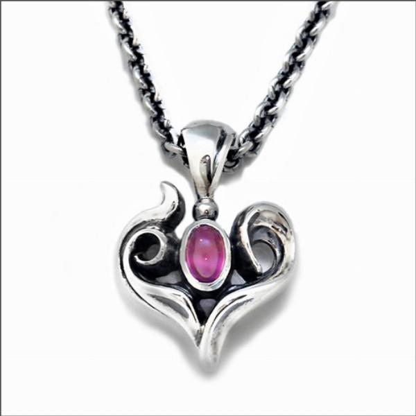 美品　エムズコレクション　ピンクサファイア　ネックレス　ペンダント M'S COLLECTION エムズコレクション ネックレス レディース