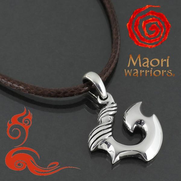 MAORI シルバー925 フィッシュフック ネックレス 925刻印あり Maori マオリウォリアーズ ネックレス メンズ ブランド シルバー