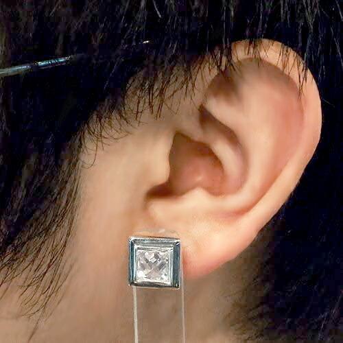 ピアス メンズ シルバー グラウディ ジルコニア 1p 片耳 おしゃれ 人気 シルバー925 メンズピアス Fs P044 新宿銀の蔵 年中無休 一部即日発送 通販 Yahoo ショッピング