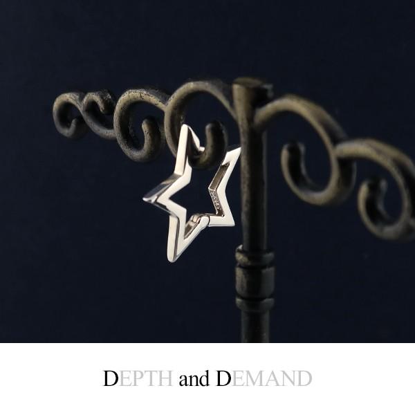 スタージュエリー シルバー925 星形フープピアス quip queint｜star hoop pierce フープピアス シルバー925 星