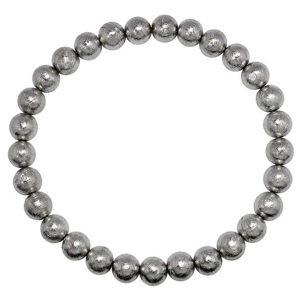 メテオライト ブレスレット 隕石 ギベオン 6mm 17cm 天然石