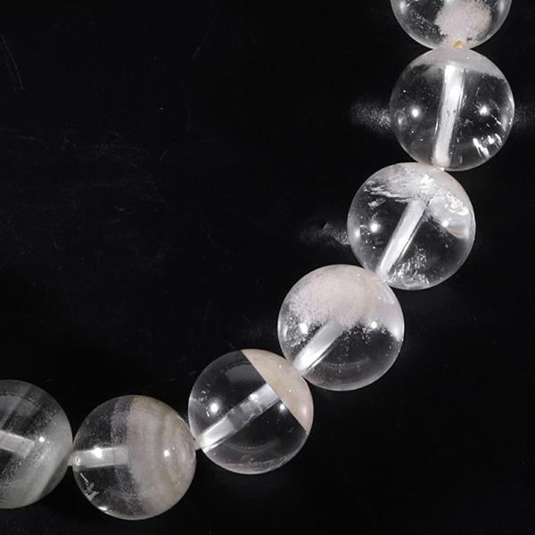 ガーデンクォーツ ブレスレット ホワイト 10mm 17.5cm 天然石