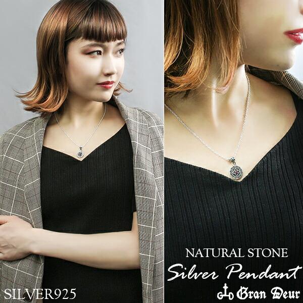 シルバー 925花モチーフ ペンダント トップ Silver925 フラワーモチーフペンダントトップ(CZ付)7.5×7.5