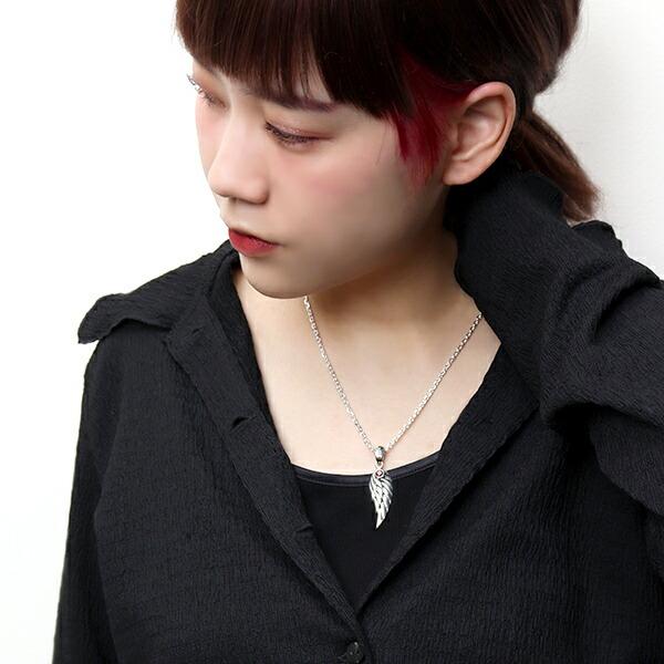 新品未使用 GARNI フェザー シルバー925 羽根デザイン ネックレス GRAN DEUR フェザー 中 シルバーネックレス チェーン付 羽根 翼