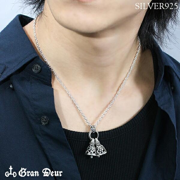 ネックレス メンズ ツインベル ダブルベル ベル シルバー925★ ネックレス メンズ ツインベル ダブルベル ベル シルバー925