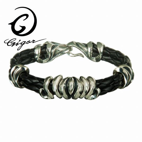 d*9様 ジゴロウ　ブラットレザーブレスレット ジゴロウ ブレスレット メンズ ブランド シルバー ブラット