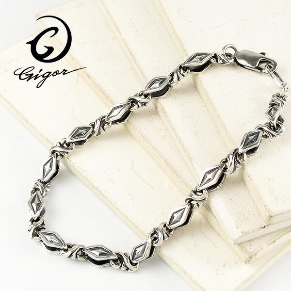 新作入荷 Gigor ウェーブ 波 スリードシリーズ Sleed ブレスレット ジゴロウ ジゴロウ メンズブレス シルバーブレスレット 銀 シルバー925 ブレス 18 21cm フリストデザインチェーン ブレスレット シルバー メンズアクセサリー
