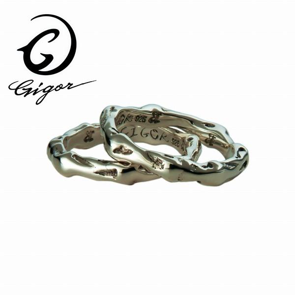 ジゴロウ リング メンズ ブランド 指輪 シルバー ダブルリング SLEED