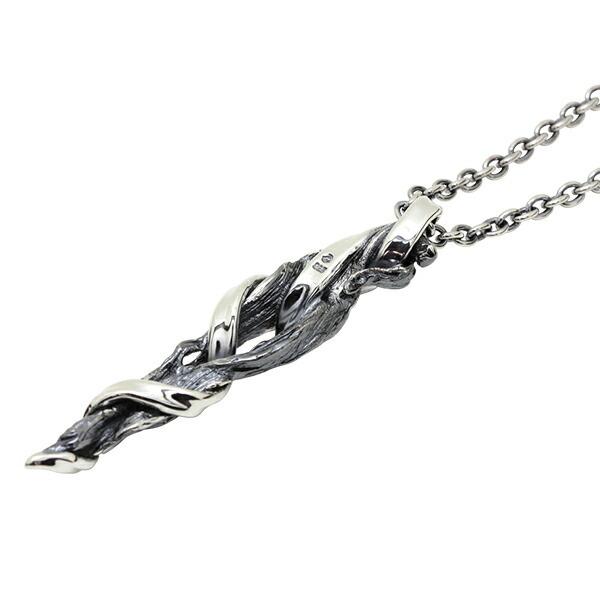 GIGOR ジゴロウ クロウウッドペンダント チェーン付 シルバー ネックレス ペンダント メンズネックレス シルバー925 男性用 メンズ 流木 爆買の画像