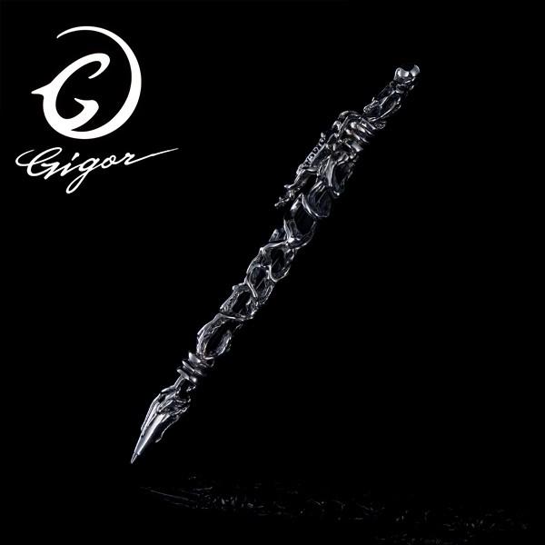 GIGOR（ジゴロウ） ボールペン メンズ ブランド シルバー ヴァルカ