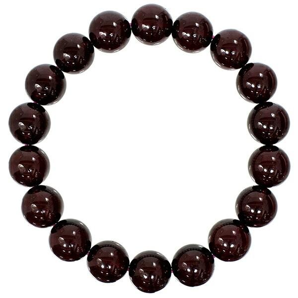 ガーネット ブレスレット 高品質 10.8mm 18cm 天然石 パワーストーン