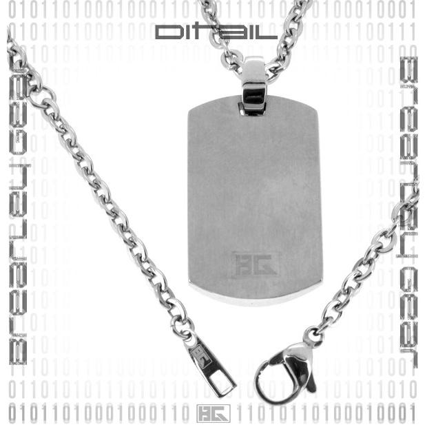 ドッグタグ ネックレス 刻印 カーボンブラック ブランド 黒 サージカル