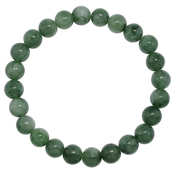 本翡翠 ブレスレット ミャンマー産 7mm 16cm 天然石 パワーストーン