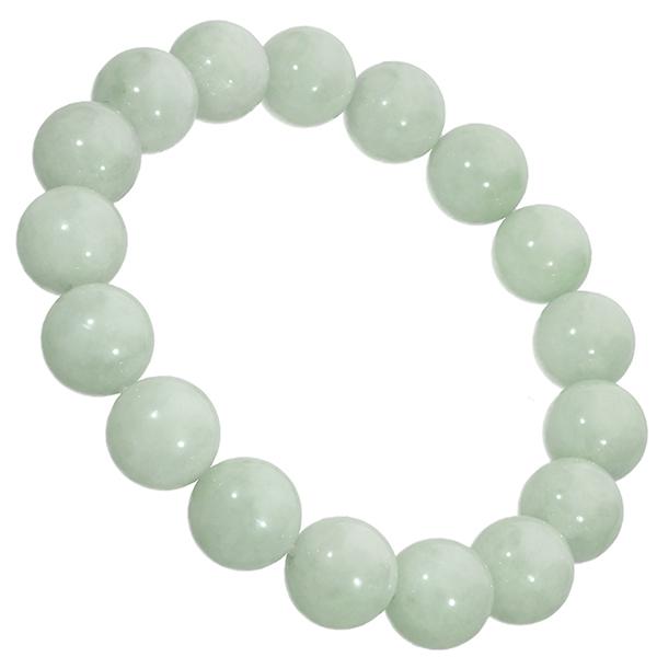 本翡翠 ミャンマー産 ブレスレット 12mm 18.5〜19.5cm L〜LL 本翡翠 ミャンマー産 ブレスレット 12mm 18.5〜19.5cm L〜LL
