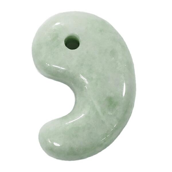 糸魚川翡翠 勾玉 8A級 縦約2.2cm 氷翡翠 アイスジェダイト 産地