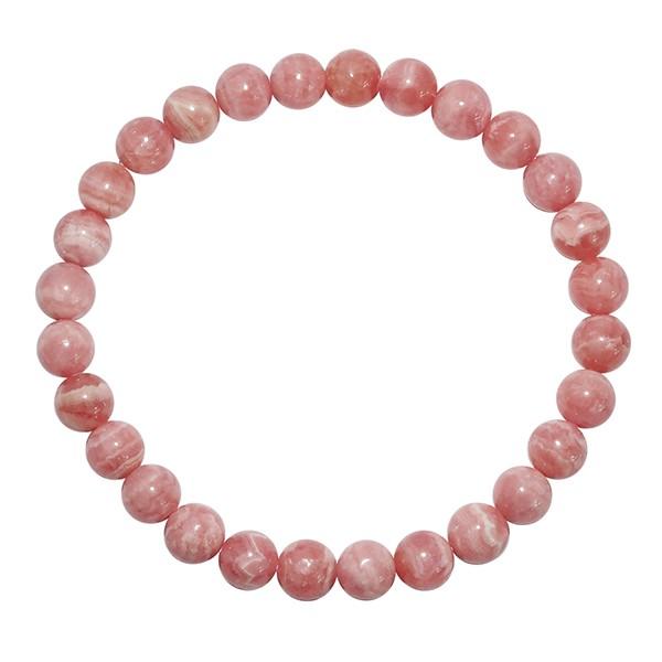 インカローズ ロードクロサイト ブレスレット 6mm 16.5〜17cm S