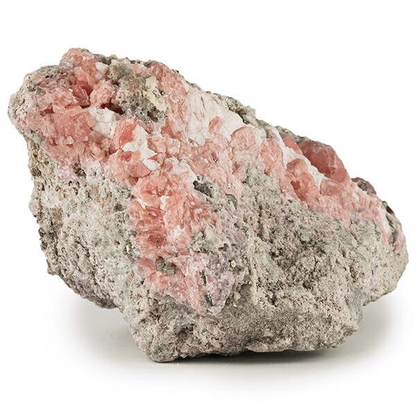 インカローズ パイライト 入り 原石 562g ロードクロサイト 天然石