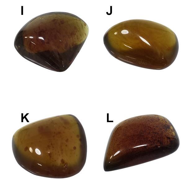 ブルーアンバー 磨き原石 琥珀 スマトラ産 選べる 2Aグレード 天然石