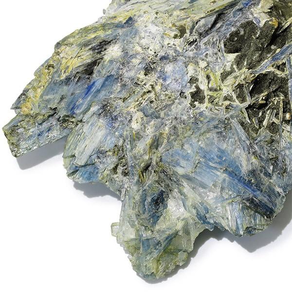 レア超特大カイヤナイトクォーツパイライト原石