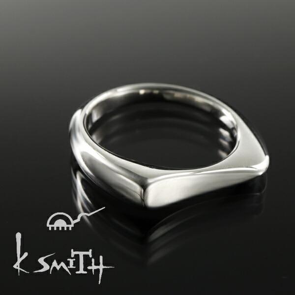 K-SMITH（ケースミス） シンプル カーブ リング 7〜13号 シルバー 