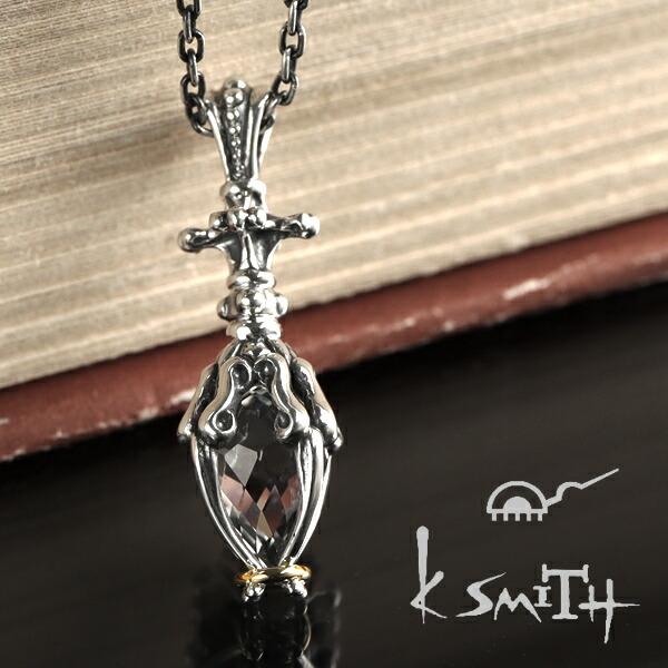 K-SMITH クリスタル ヴァジュラ ネックレス シルバー K-SMITH クリスタル ヴァジュラ ネックレス シルバー