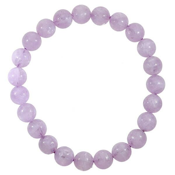 クンツァイト アフガニスタン産 ブレスレット 8mm 16.5〜17.5cm S〜L サイズ 9月 誕生石 天然石 パワーストーン レディース 女性 腕輪 | ブランド登録なし | 02