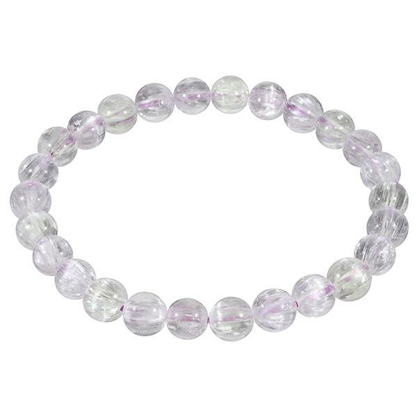 キャッツアイ クンツァイト 高品質 5A グレード ブレスレット 7mm 17.5