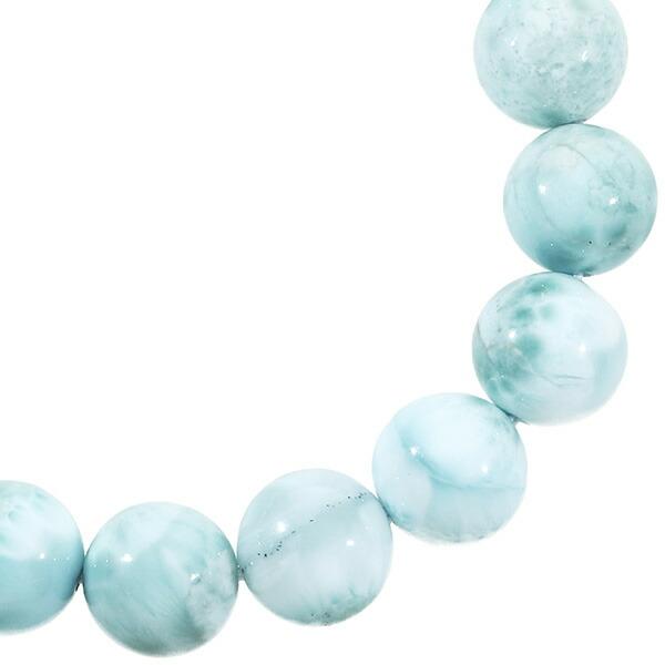 一点物　天然石　ハンドメイドブレス　ラリマー　高品質　水晶　ヒーリングストーン 楽天市場】パワーストーン 天然石 ブレスレット ラリマー スギライト