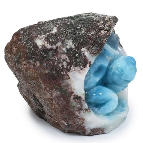 ラリマー亀　穴開き　激安❗ 楽天市場】ラリマー 亀の通販