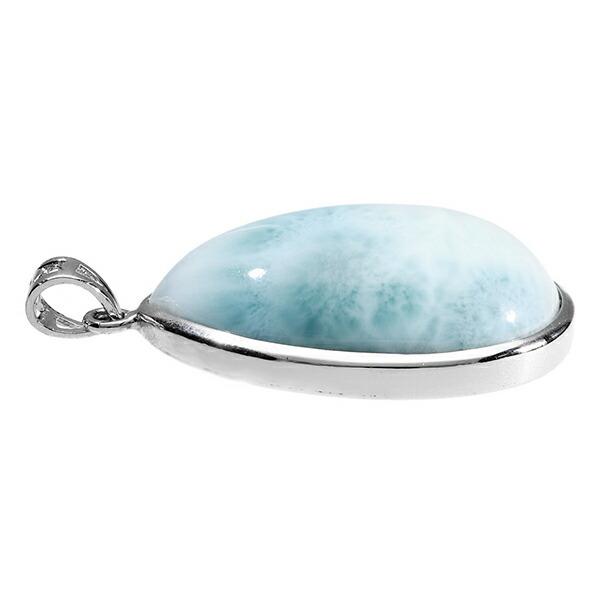 ラリマー シルバー ペンダントトップ 雫 天然石 パワーストーン