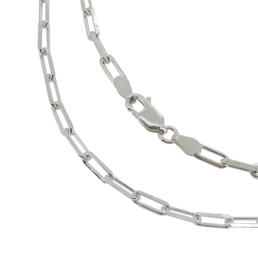 silver501 シルバー 925 カット チェーン ネックレス 50cm シルバーチェーン 925 ネックレスチェーンのみ 長あずき 4面カット