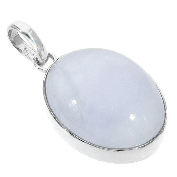 ラベンダー翡翠 シルバー ペンダントトップ オーバル 翡翠 ラベンダー