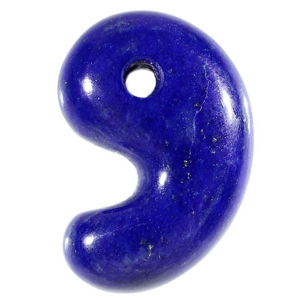 ラピスラズリ 3A グレード 勾玉 縦約1.6cm 天然石 パワーストーン 12月