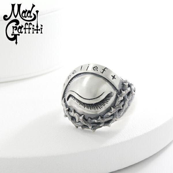 Mad Graffiti ブラインドビリーフ リング 13〜30号 シルバー925 Mad Graffiti ブラインドビリーフ リング 13〜30号 シルバー925