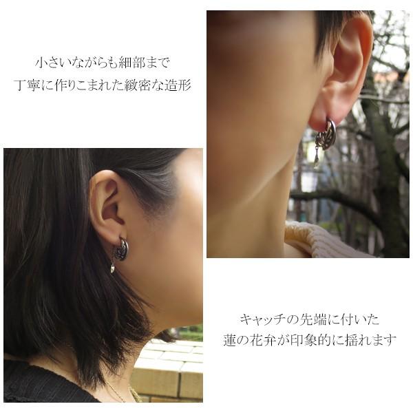ピアス ブランド 和風 蓮 三日月 tuki メンズ レディース ピアス ブランド 和風 蓮 三日月 tuki メンズ レディース