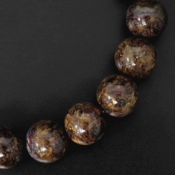 ピーターサイト ブレスレット イエロー 2A グレード 12.5mm 18cm