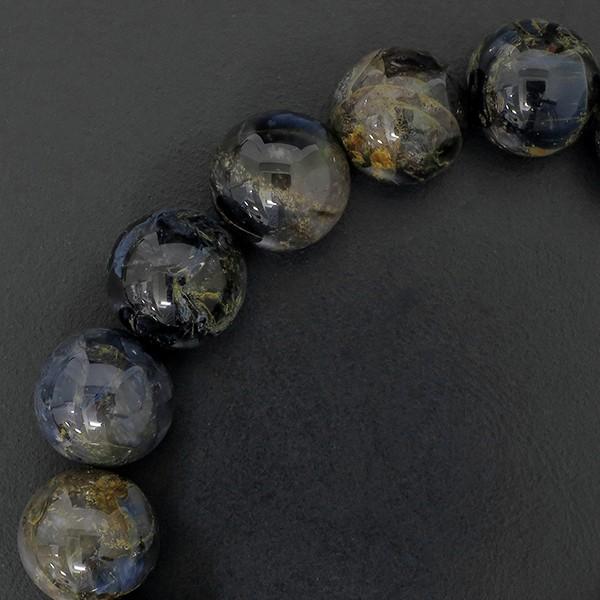 パワーストーン 天然石 ピーターサイト ブレスレット 12mm [T37-6696