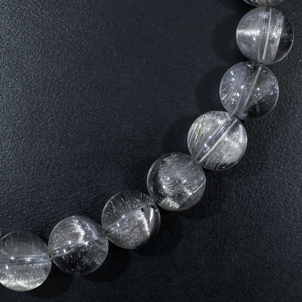 プラチナルチルクォーツ ブレスレット 10A グレード 9.5mm 17cm 天然石