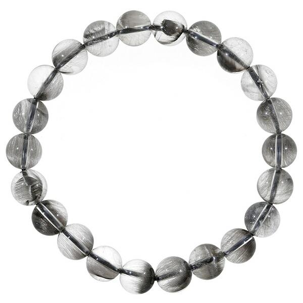 プラチナルチル 8A グレード ブレスレット 8.5mm 17.5cm メンズM