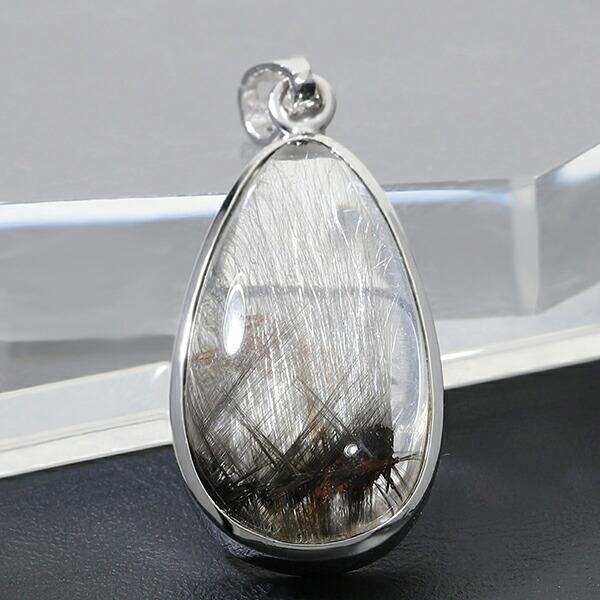 ルチルクォーツ シルバー925 ペンダントトップ 受注制作】△ルチルクォーツ ペンダントトップ 18kゴールド