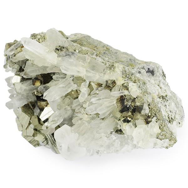 パイライト 原石 クラスター 水晶 共生 ペルー産 169g 天然石