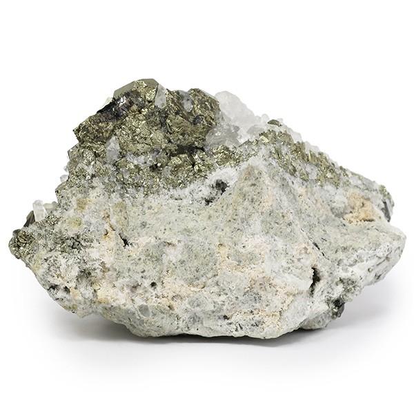 パイライト 原石 クラスター 水晶 共生 ペルー産 169g 天然石