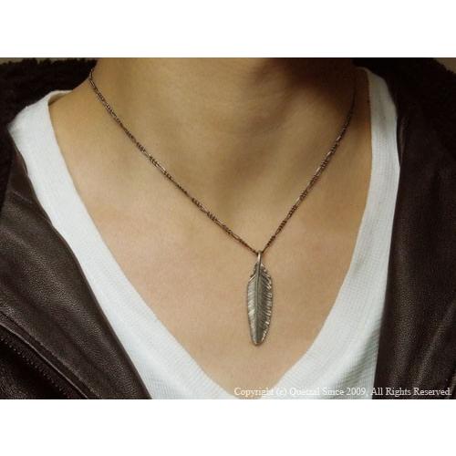ケツァール ペンダントトップ メンズ ブランド シルバー フェザー