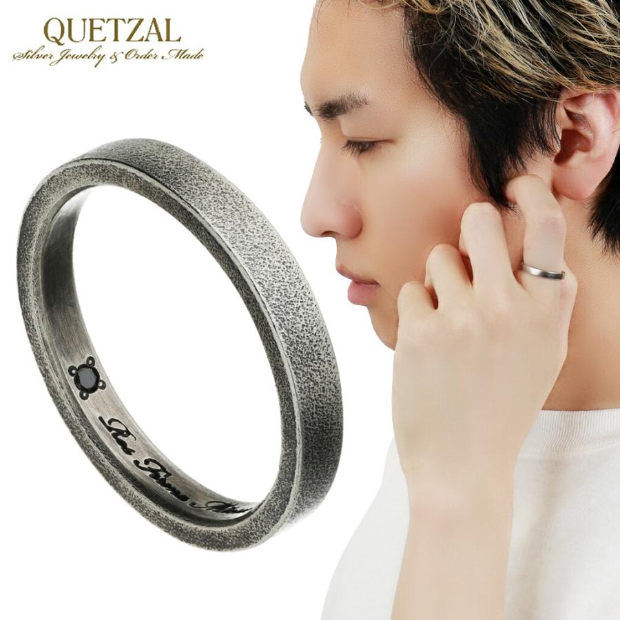 売店 ケツァール リング メンズ ブランド 指輪 シルバー フラットリング 7 24号 シルバー925 ケツアール アンティーク Quetzal 人気 取引市場 Www Superavila Com
